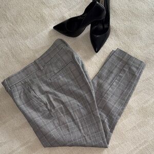 Women’s Gray Plaid Pants